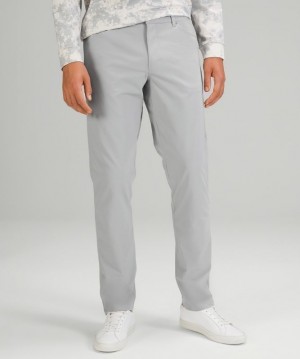 Lululemon ABC Classic-Fit Pant 28 Warpstreme Erkek Pantolon Gümüş | PURB-98510