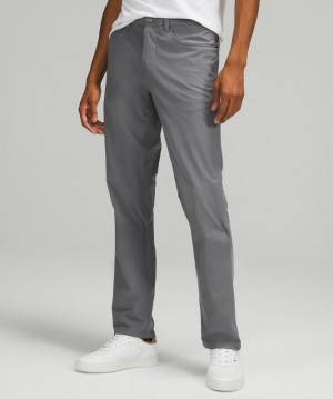 Lululemon ABC Classic-Fit Pant 28 Warpstreme Erkek Pantolon Gri | OMAW-61503