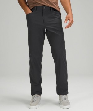 Lululemon ABC Classic-Fit Pant 28 Warpstreme Erkek Pantolon Obsidian | GLRJ-05196