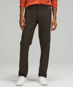 Lululemon ABC Classic-Fit Pant 28 Warpstreme Erkek Pantolon Koyu Zeytin Yeşili | EXLM-75380