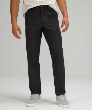 Lululemon ABC Classic-Fit Pant 28 Warpstreme Erkek Pantolon Siyah | ETYW-82045