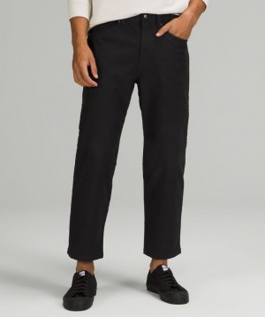 Lululemon ABC Crop Pant Relaxed Erkek Pantolon Siyah | IWUC-45068