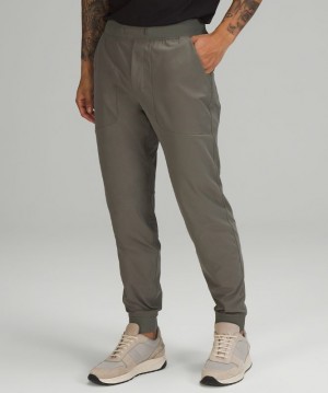 Lululemon ABC Jogger 30 Warpstreme Erkek Pantolon Gri Zeytin Yeşili | WEJC-12859