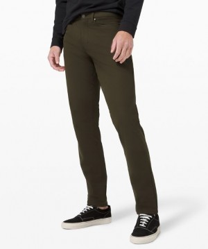 Lululemon ABC Pant Classic 30L Erkek Pantolon Koyu Zeytin Yeşili | ITEC-85601