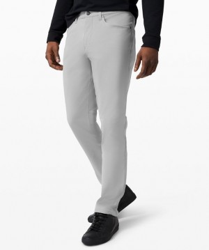 Lululemon ABC Pant Classic 30L Erkek Pantolon Gümüş | CLYI-25941