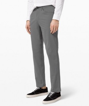 Lululemon ABC Pant Classic 32L Erkek Pantolon Gri | FODQ-87530