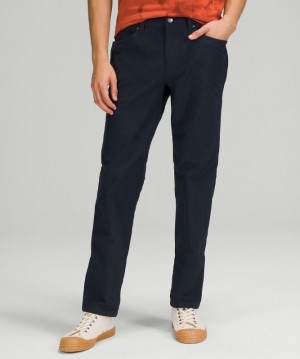 Lululemon ABC Pant Classic 34L Erkek Pantolon Lacivert | XEQV-92415