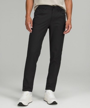 Lululemon ABC Pant Slim 28 Warpstreme Erkek Pantolon Siyah | RJDF-76452