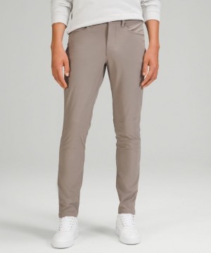 Lululemon ABC Pant Slim 28 Warpstreme Erkek Pantolon Koyu Gri | QZTA-25180