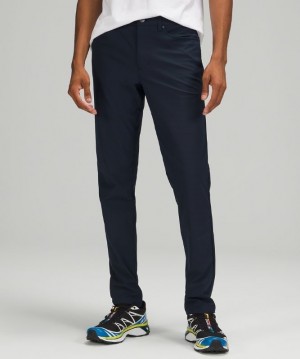 Lululemon ABC Pant Slim 28 Warpstreme Erkek Pantolon Lacivert | HIYW-16742
