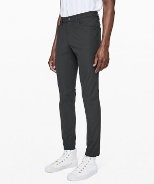 Lululemon ABC Pant Slim 28 Warpstreme Erkek Pantolon Obsidian | UNEX-84730