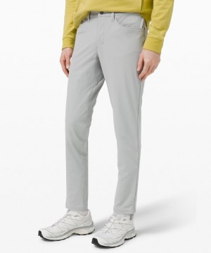 Lululemon ABC Pant Slim 28 Warpstreme Erkek Pantolon Gümüş | UBTC-95230