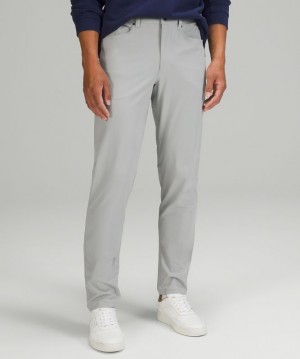 Lululemon ABC Pant Slim 30L Erkek Pantolon Gümüş | YFTJ-80263
