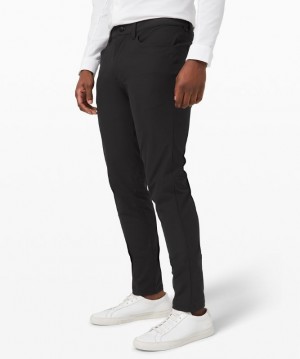 Lululemon ABC Pant Slim 30L Erkek Pantolon Siyah | GKVD-95382