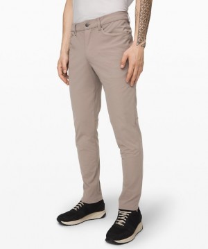 Lululemon ABC Pant Slim 30L Erkek Pantolon Koyu Gri | EKDS-03914