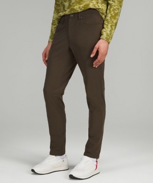 Lululemon ABC Pant Slim 30L Erkek Pantolon Koyu Zeytin Yeşili | CVMZ-79026