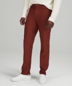 Lululemon ABC Pant Slim 34L Cord Erkek Pantolon Kahverengi | HIUF-65713