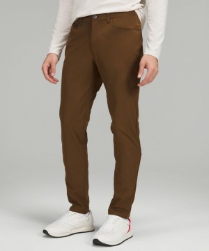 Lululemon ABC Pant Slim 34L Erkek Pantolon Koyu | LJNH-54320