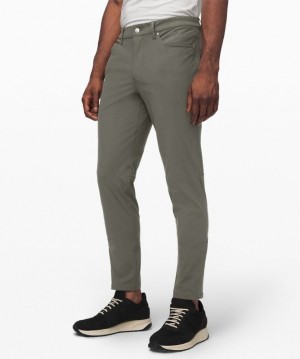Lululemon ABC Pant Slim 34L Erkek Pantolon Gri Zeytin Yeşili | KJZL-87094