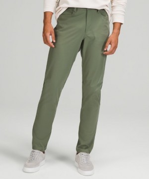 Lululemon ABC Pant Slim 34L Erkek Pantolon Yeşil | JPMN-46571