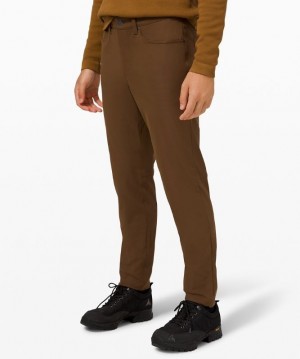 Lululemon ABC Pant Slim 34L Erkek Pantolon Koyu | VGKS-65109