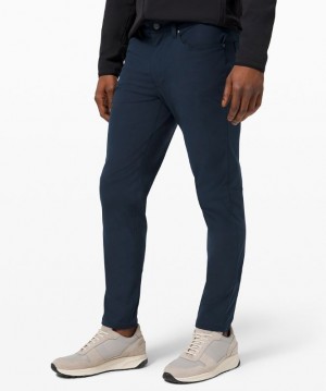 Lululemon ABC Pant Slim 34L Erkek Pantolon Lacivert | UOGY-36847