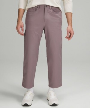 Lululemon ABC Relaxed-Fit Crop Pant Cord Erkek Pantolon Lunar Rock | URMJ-10827