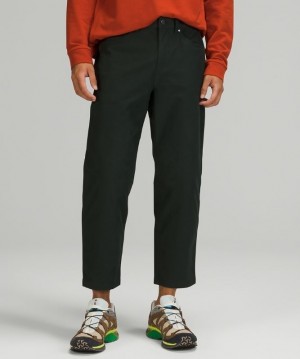 Lululemon ABC Relaxed-Fit Crop Pant Utilitech Erkek Pantolon Yeşil | WVFH-32617