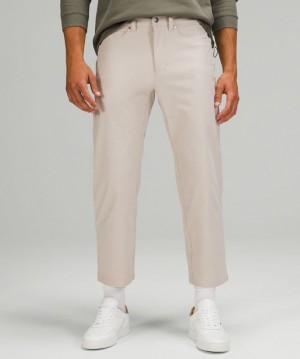 Lululemon ABC Relaxed-Fit Crop Pant Utilitech Erkek Pantolon Gri | VOXR-91258