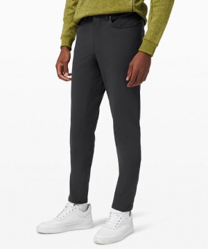 Lululemon ABC Skinny-Fit Pant 34 Warpstreme Erkek Pantolon Obsidian | TQPF-09631