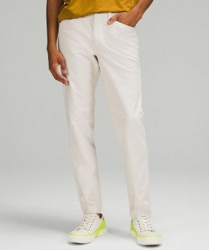 Lululemon ABC Slim-Fit Pant 34 Utilitech Erkek Pantolon Beyaz | PBSY-28375