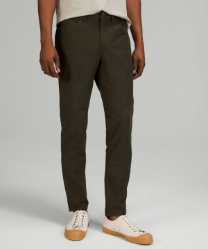 Lululemon ABC Slim-Fit Pant 34 Utilitech Erkek Pantolon Koyu Zeytin Yeşili | HEBS-36789