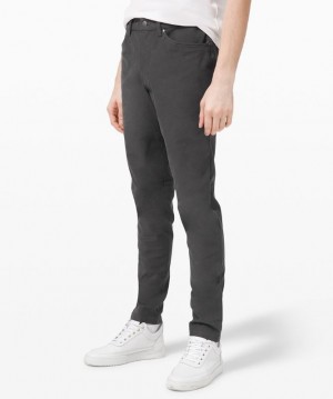Lululemon ABC Slim-Fit Pant 34 Utilitech Erkek Pantolon Koyu Gri | GEPU-42176