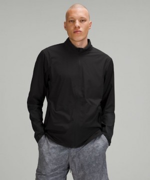 Lululemon Active Jacket Erkek Mont Siyah | NXWO-76025