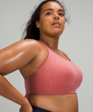 Lululemon AirSupport Bra High Support, C Kadın Spor Sütyeni Pembe Pembe | FACU-13705