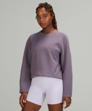 Lululemon AirWrap Modal Crew Kadın Tişörtü Lavanta | VSYE-50491