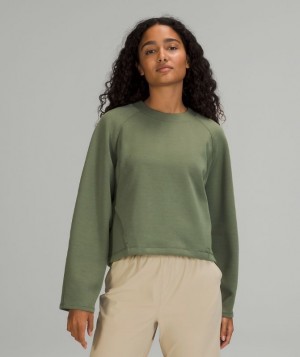 Lululemon AirWrap Modal Crew Kadın Tişörtü Yeşil | KOSZ-68901