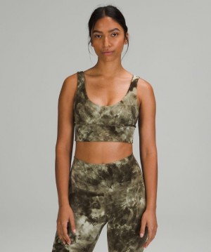 Lululemon Align Bra Kadın Spor Sütyeni Açık Zeytin Yeşili Koyu Zeytin Yeşili | RNCA-71398