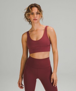 Lululemon Align Bra Kadın Spor Sütyeni Bordo Turuncu | CPYR-51037