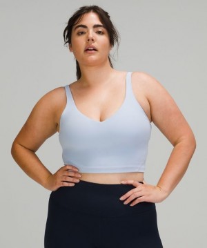 Lululemon Align Cropped Tank Top Kadın Üstler Mavi Bej Rengi | LBKJ-79502