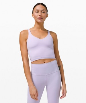 Lululemon Align Cropped Tank Top Kadın Üstler Lavanta | JRKZ-72930