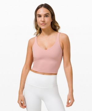 Lululemon Align Cropped Tank Top Kadın Üstler Pembe | YILR-58693