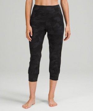 Lululemon Align HR Jogger Crop Kadın Pantolon Camo Siyah Renkli | DPRW-10453