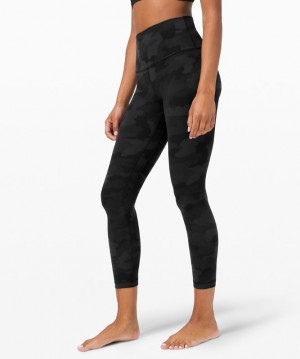 Lululemon Align HR Pant 25 Kadın Tayt Camo Siyah Renkli | ADHR-08291