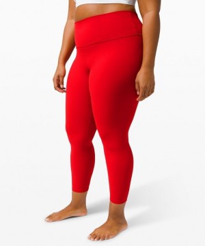 Lululemon Align HR Pant 25 Kadın Tayt Koyu Kırmızı | KJTF-29485