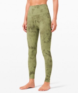 Lululemon Align HR Pant 28 Kadın Tayt Yeşil Zeytin Yeşili | SLBP-72153