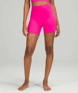 Lululemon Align HR Short 6 Kadın Şort Pembe | OVZH-24835