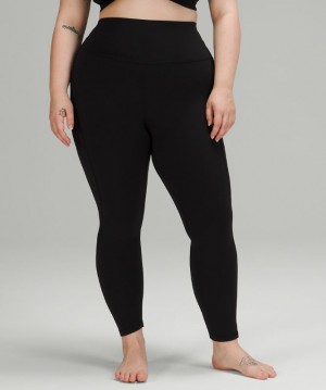 Lululemon Align High-Rise 25 Pockets Kadın Tayt Siyah | ZEGW-45687