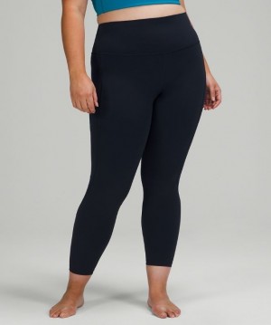 Lululemon Align High-Rise 25 Pockets Kadın Tayt Lacivert | AFTC-68530