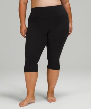 Lululemon Align High-Rise Crop 17 Kadın Pantolon Siyah | BEFK-29768